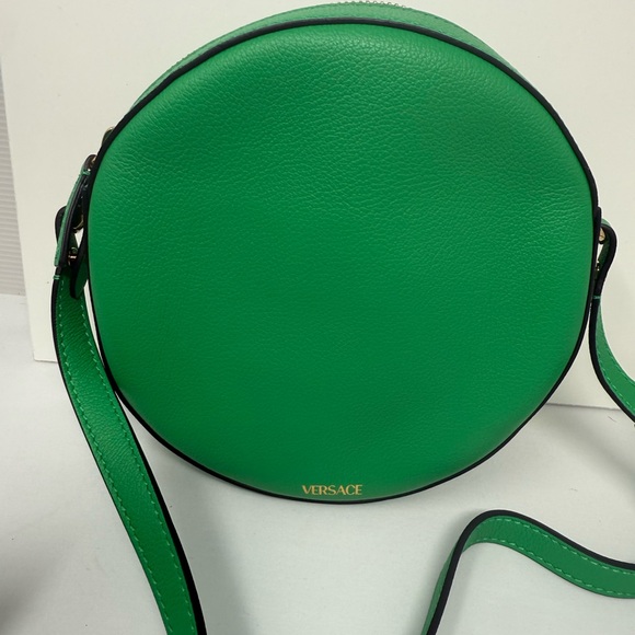 Versace Vibrant Green Medusa Crossbody Bag - Picture 7 of 8